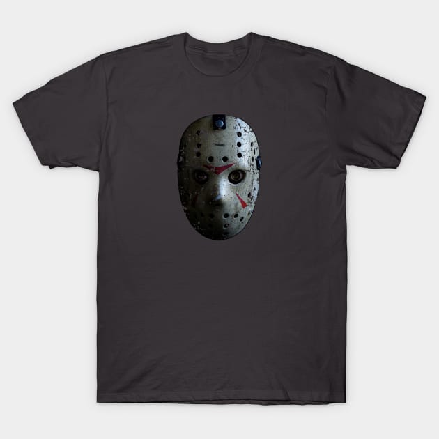 Friday The 13th Jason Mask - Vintage T-Shirt by JCD666